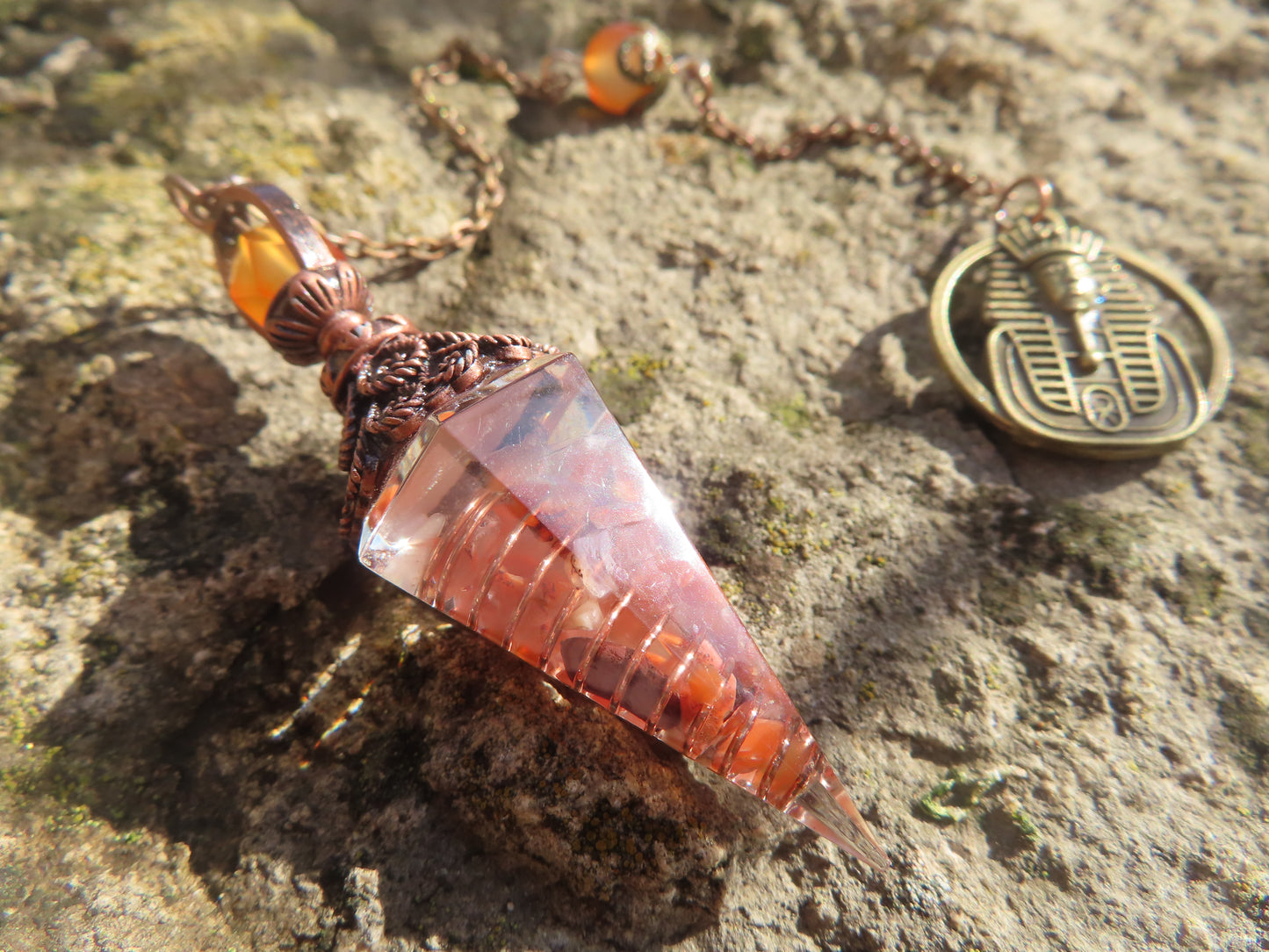 PENDULE DIVINATOIRE ORGONITE
