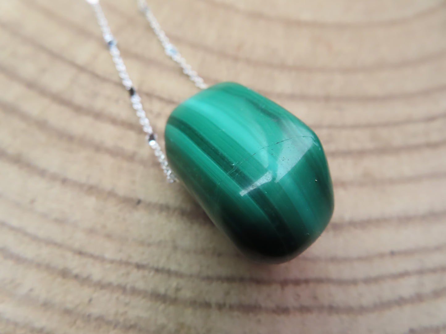 Pendentif en Malachite