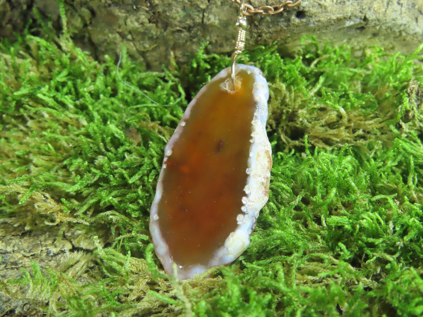 COLLIER TRANCHE D’AGATE
