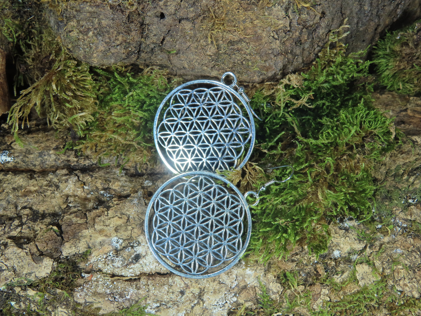 BOUCLES D'OREILLES FLEUR DE VIE