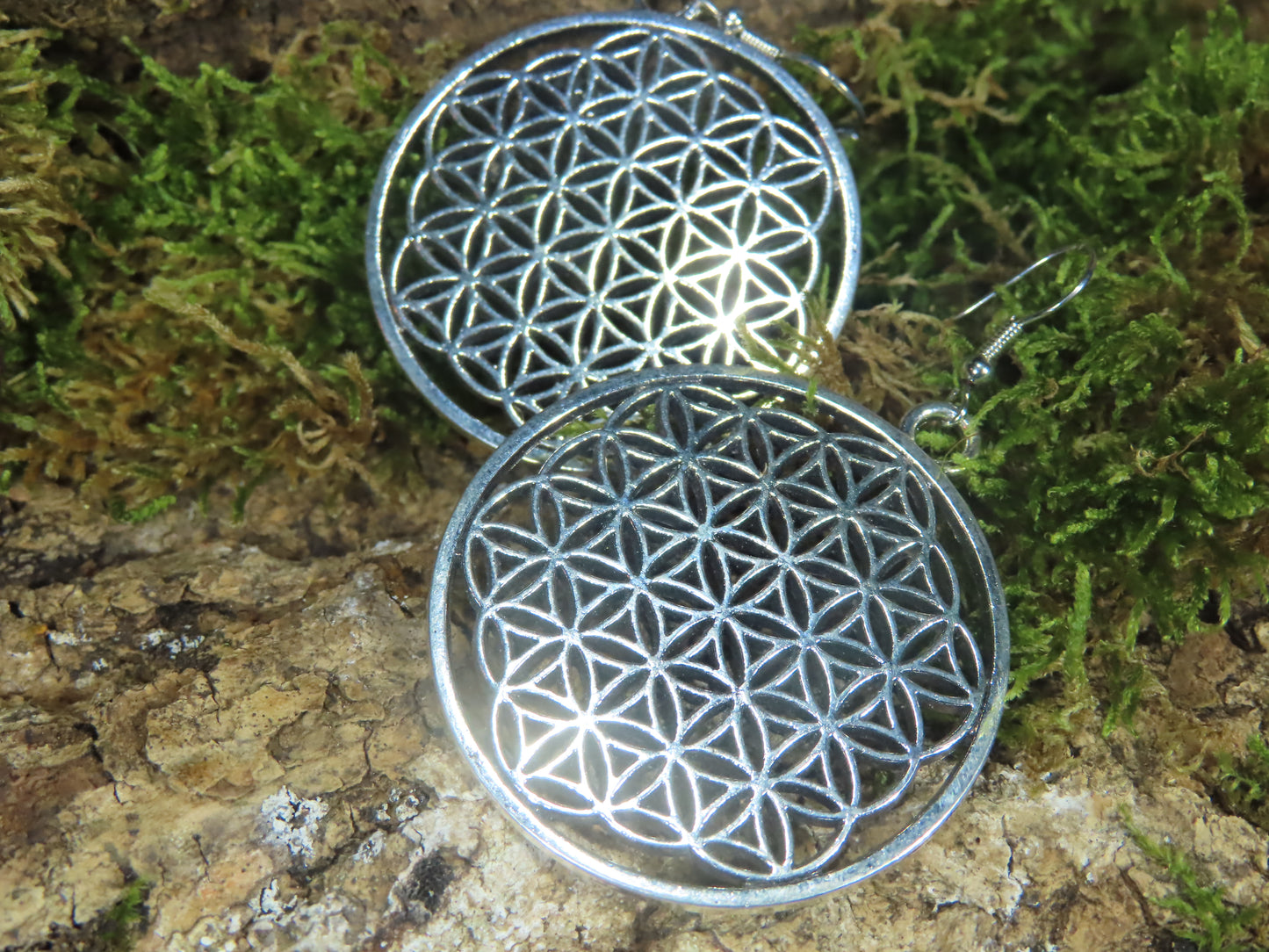 BOUCLES D'OREILLES FLEUR DE VIE