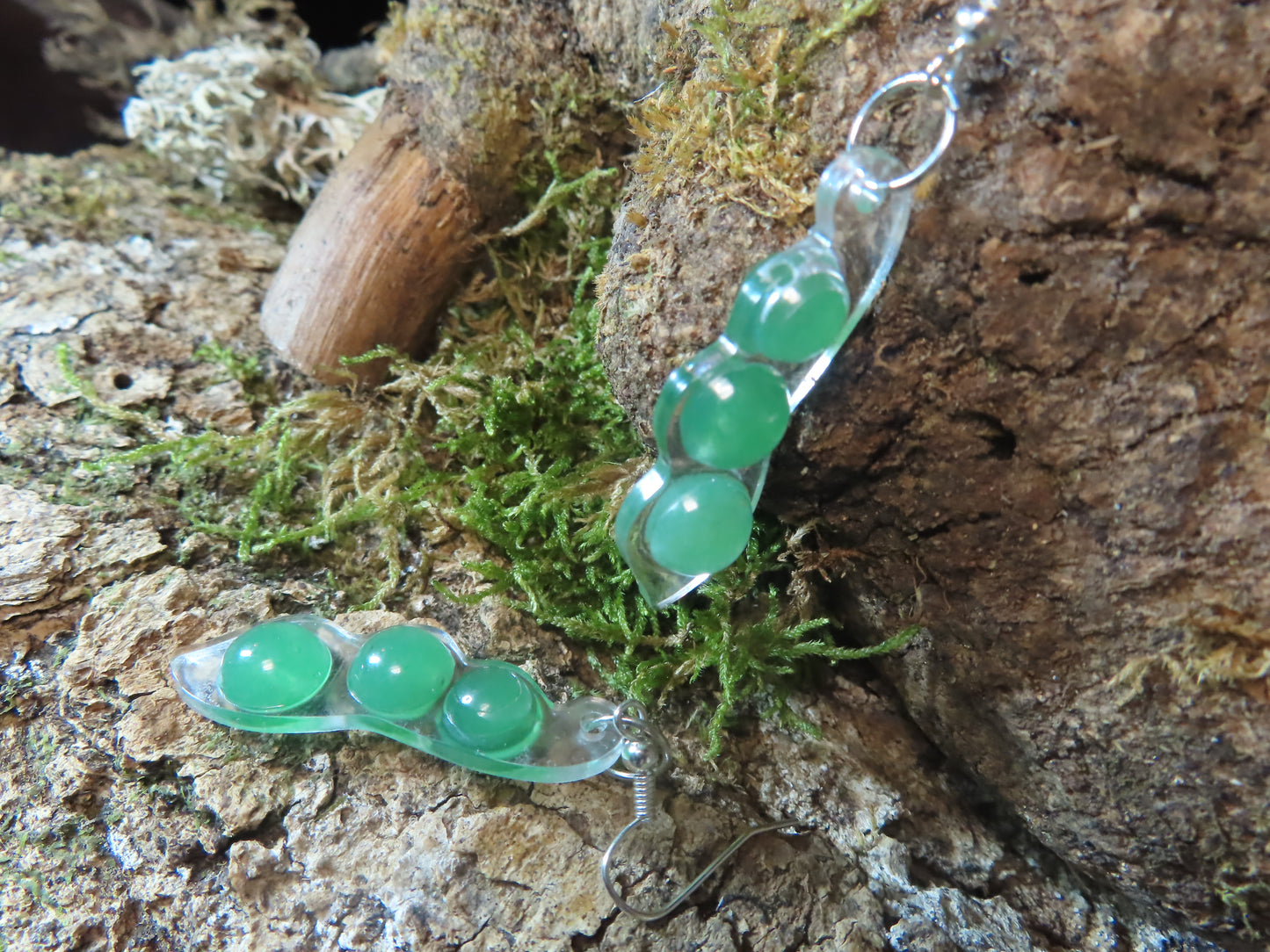 BOUCLES D'OREILLES AVENTURINE