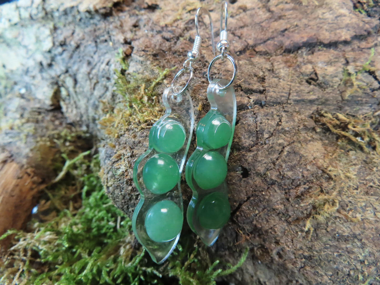 BOUCLES D'OREILLES AVENTURINE