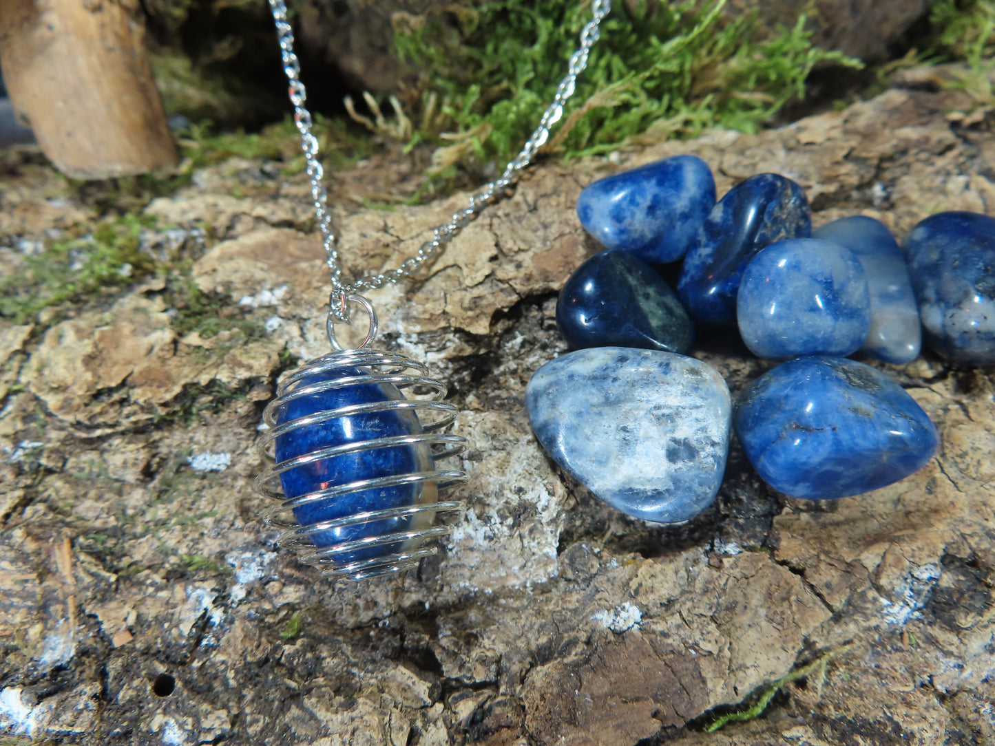 CAGE À PIERRES LAPIS LAZULI