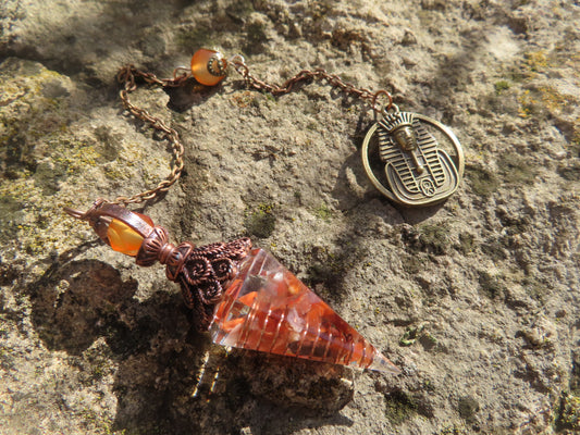 PENDULE DIVINATOIRE ORGONITE