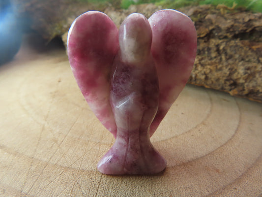 Ange en Lépidolite