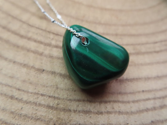 Pendentif en Malachite