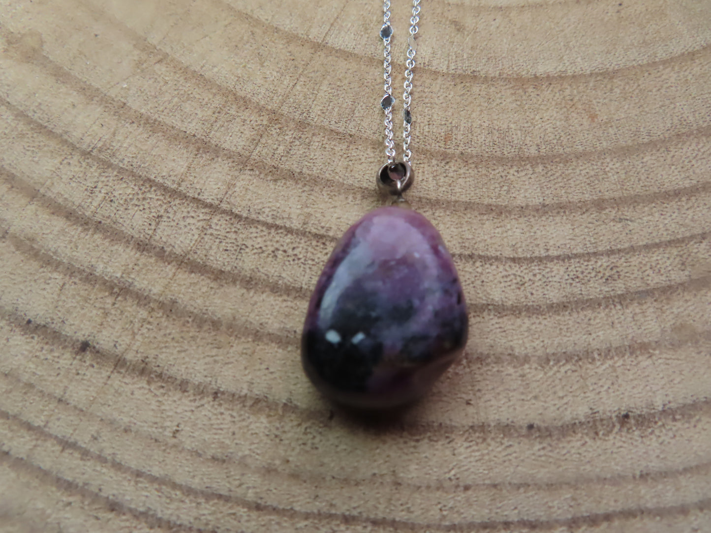 Pendentif en Rhodonite
