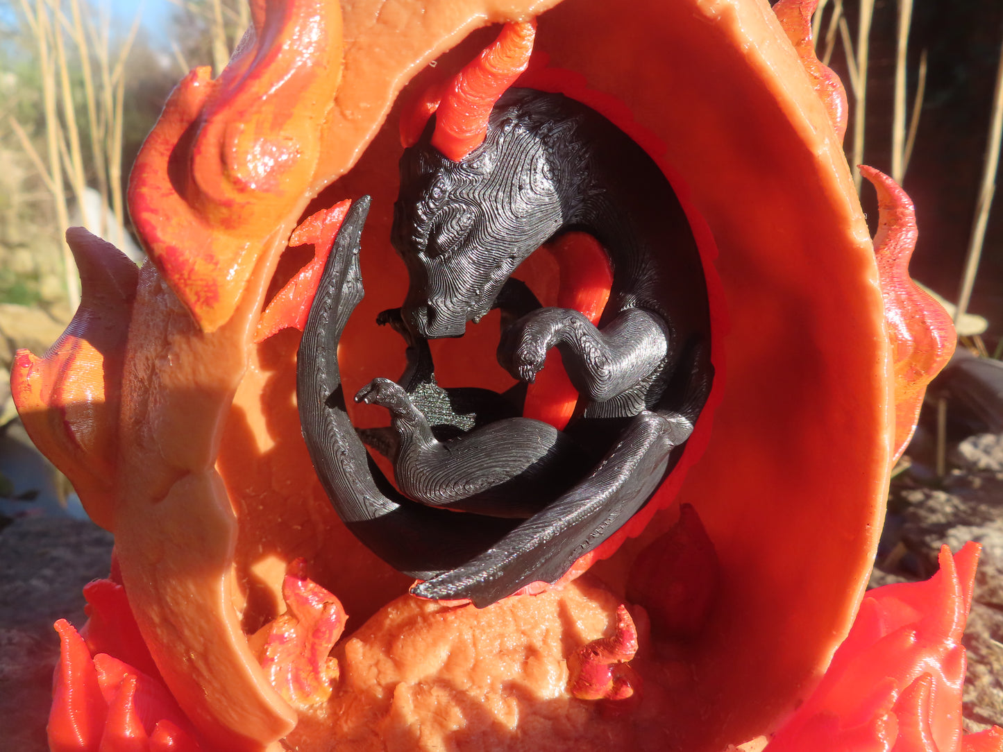 🐉 Lampe Œuf de Dragon – Protection nocturne & gardien énergétique