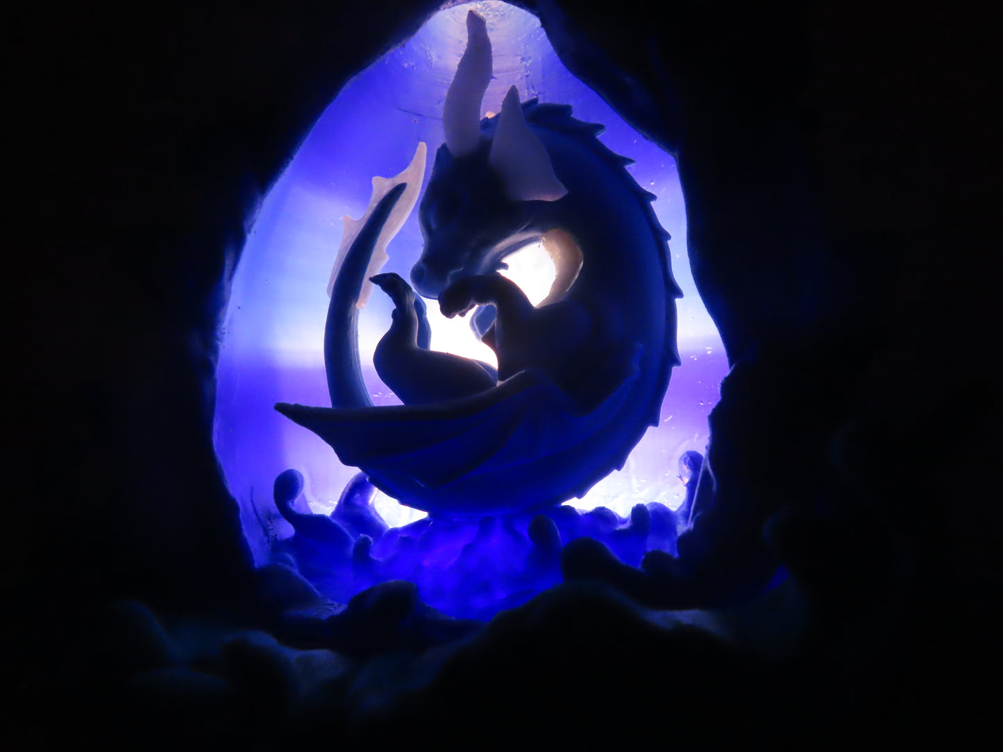 🐉 Lampe Œuf de Dragon – Protection nocturne & gardien énergétique