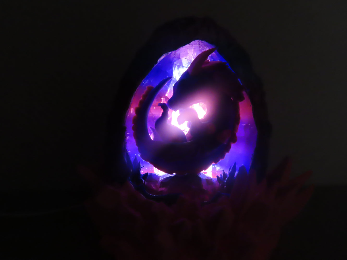 🐉 Lampe Œuf de Dragon – Protection nocturne & gardien énergétique