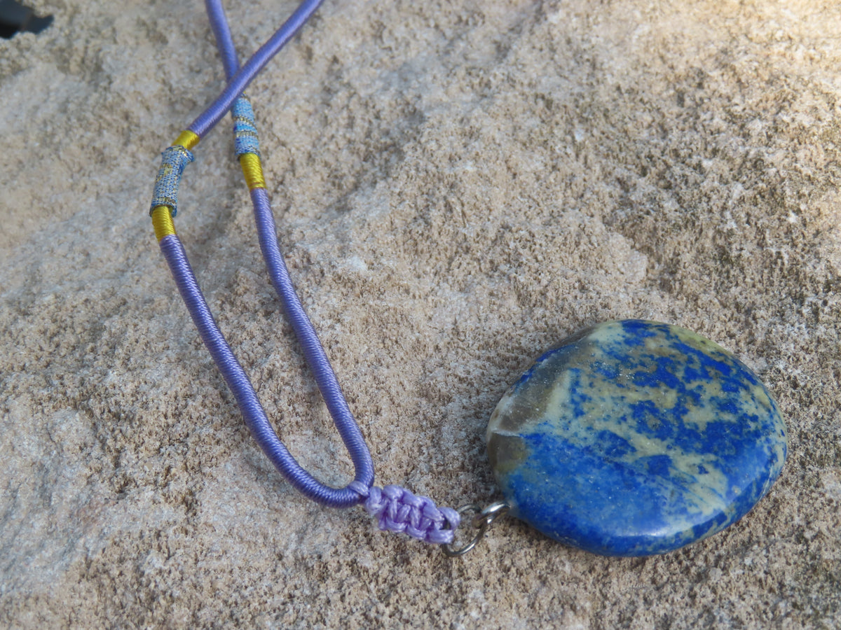 Collier pendentif en Lapis-Lazuli – Pierre naturelle