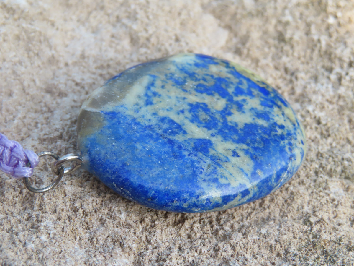 Collier pendentif en Lapis-Lazuli – Pierre naturelle