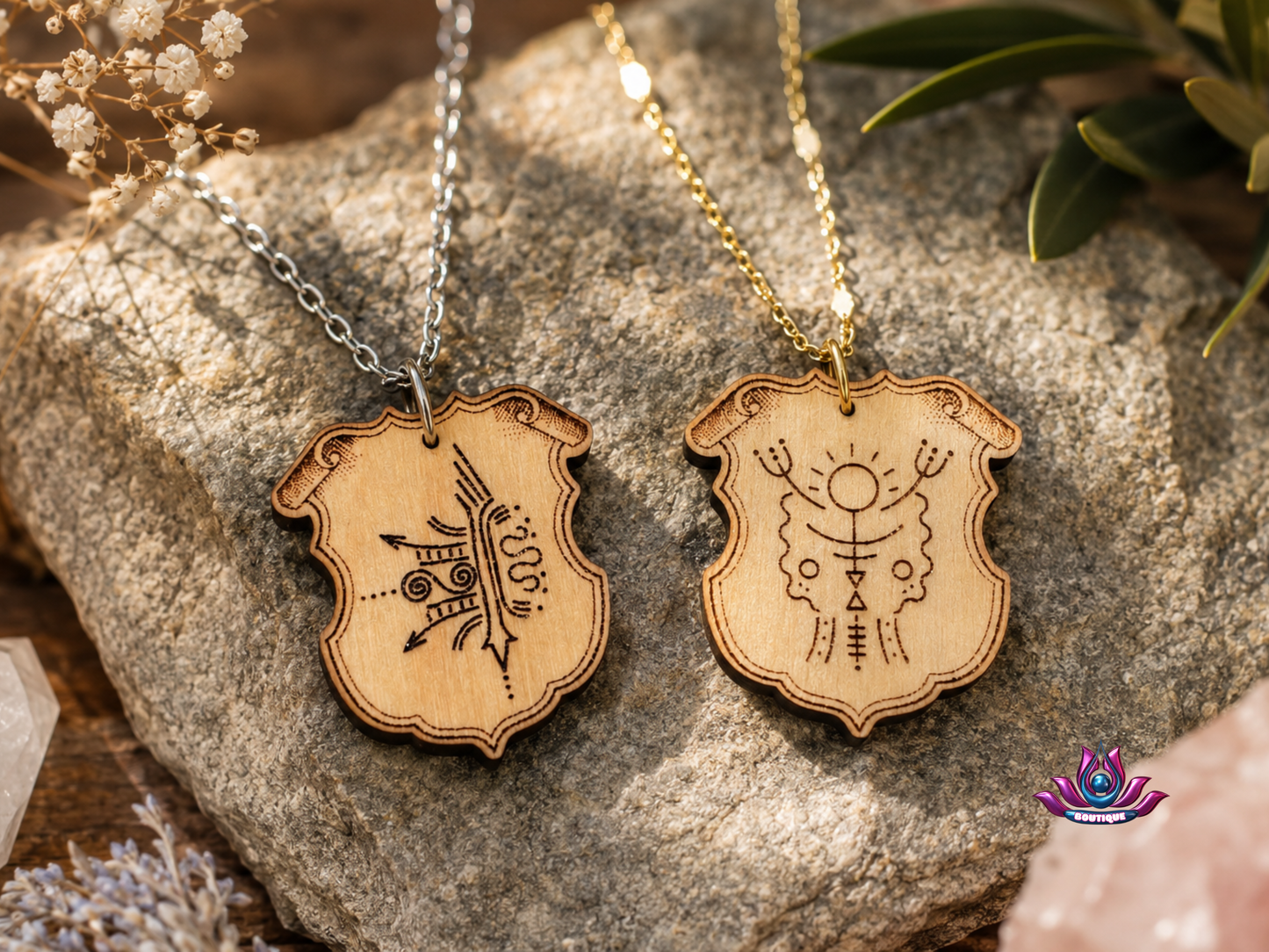 ✨ Pendentif Clé de Lumière ✨
Gravé et consacré avec intention