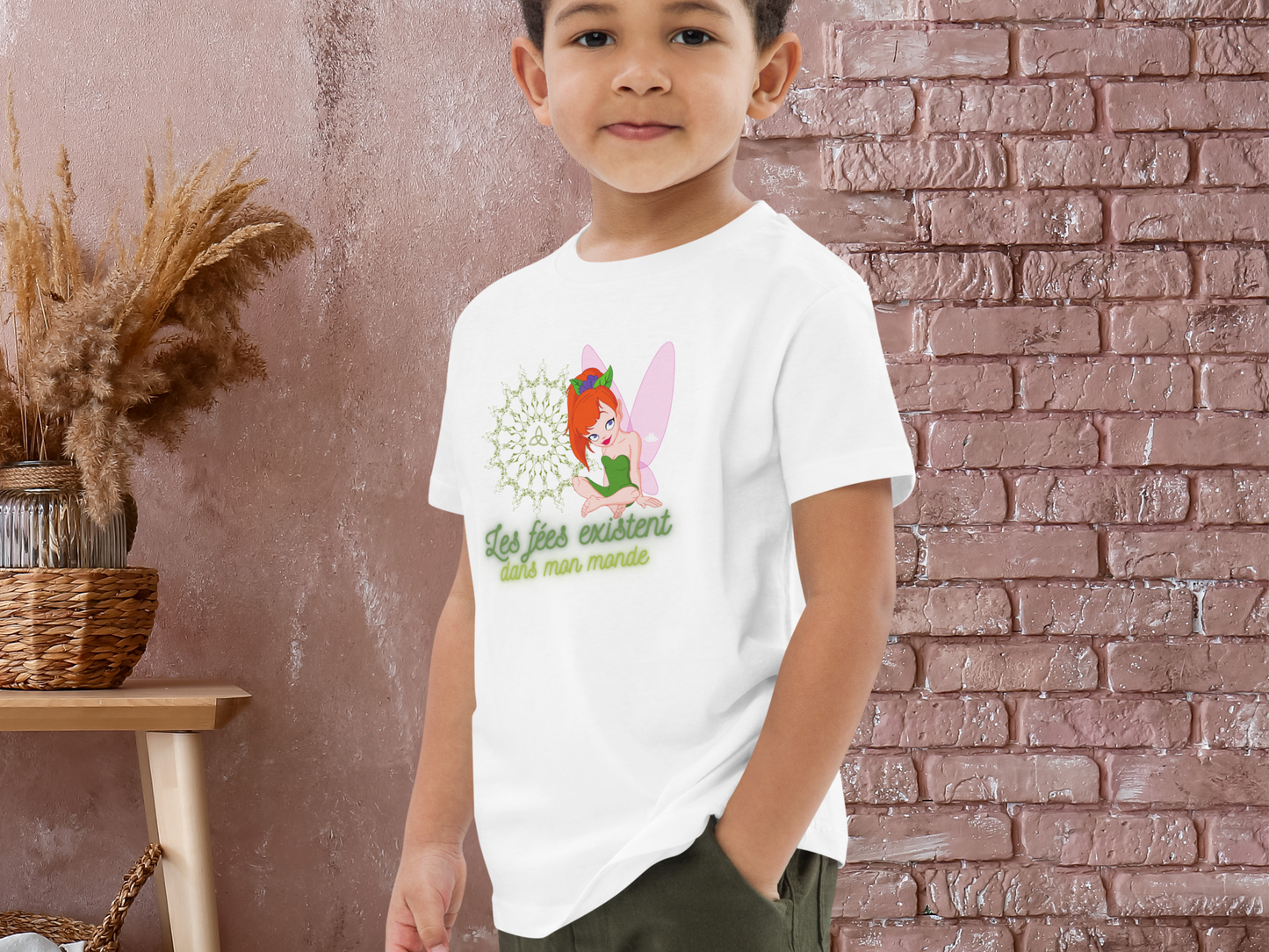 T-shirt en coton bio enfant "Fée"