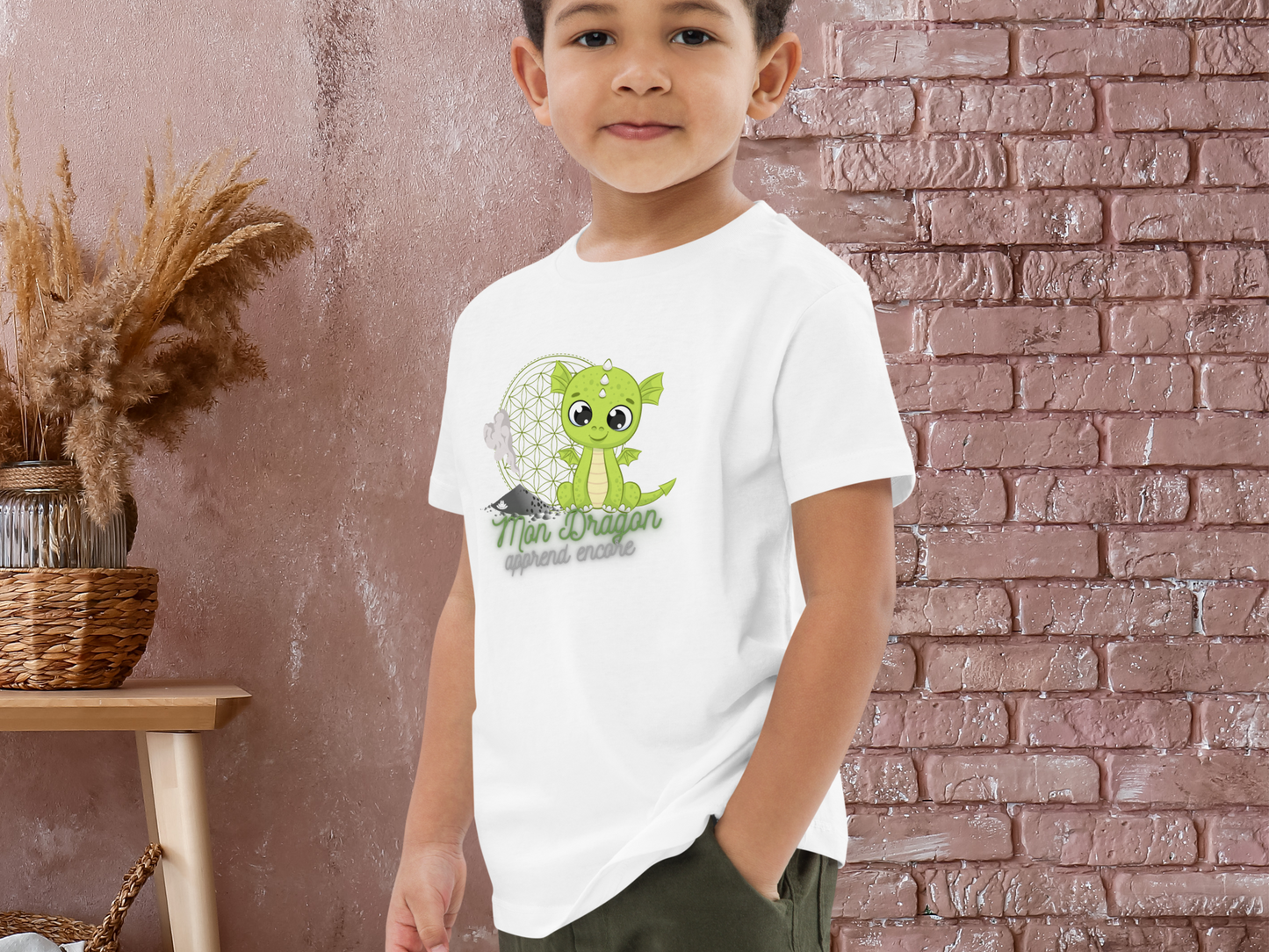 T-shirt en coton bio enfant "Dragon"