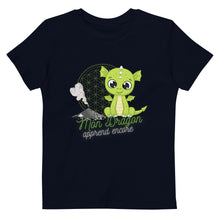 Lade das Bild in den Galerie-Viewer, T-shirt en coton bio enfant &quot;Dragon&quot;
