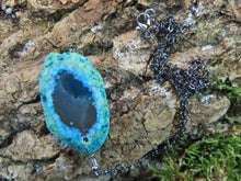 Load image into Gallery viewer, AGATE SLICE NECKLACE
